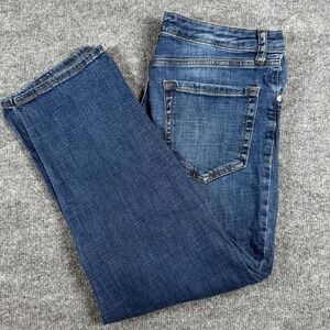 Ella Moss Jeans Womens 12 31 Blue‎ High Waist Straight Junior Denim Stretch 2019